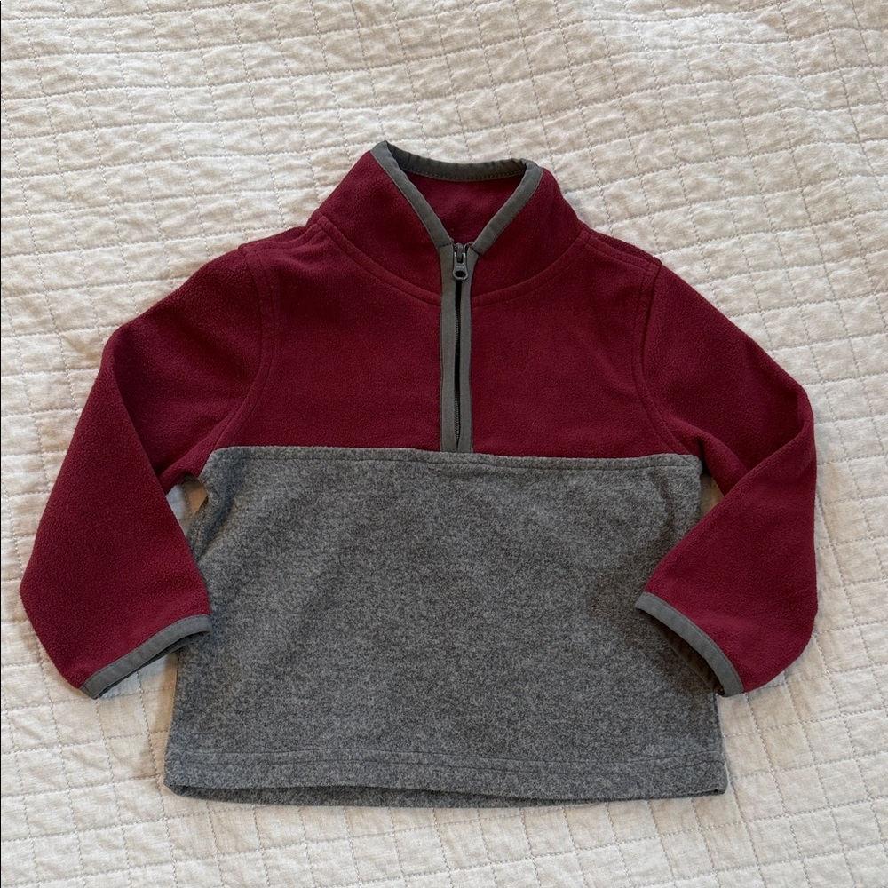 BOGO OshKosh - Half-Zip Fleece Sweatshirt, 18 months